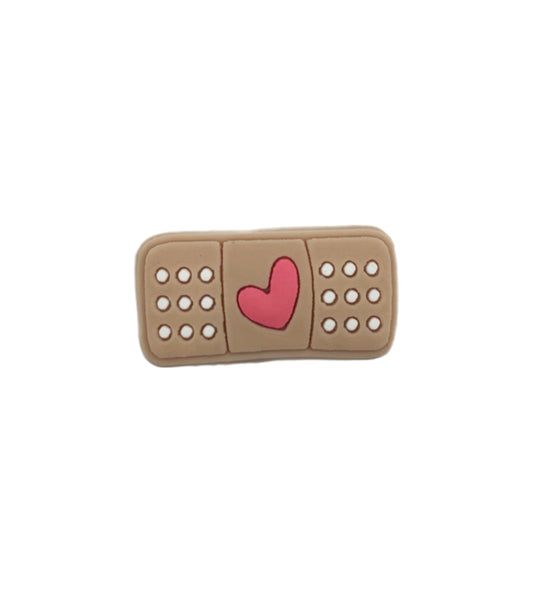 HEART BANDAGE SHOE CHARM