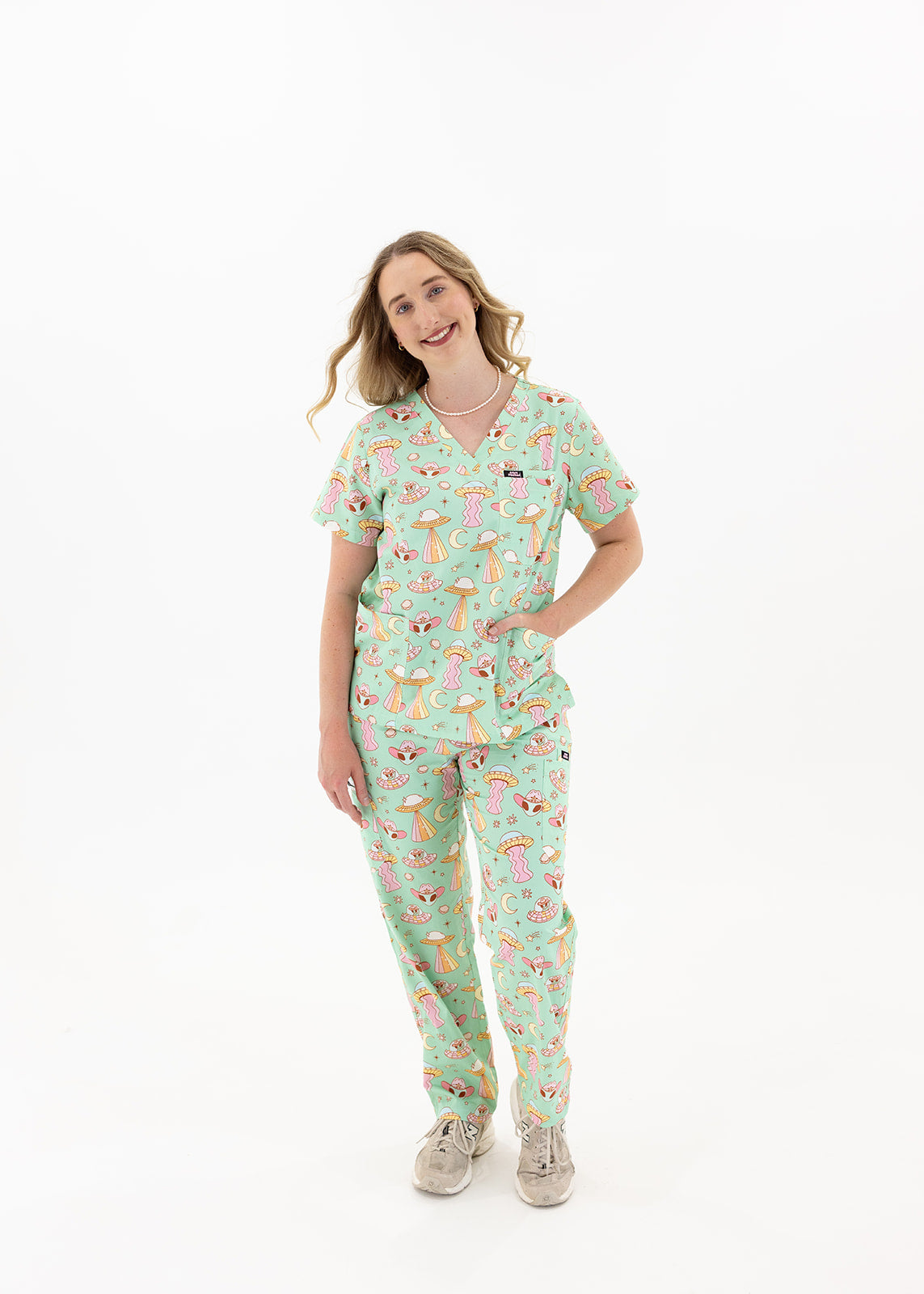 SPACE COWBOY SCRUB SET