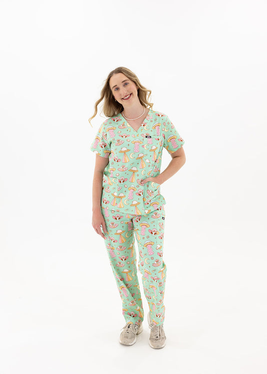 SPACE COWBOY SCRUB SET