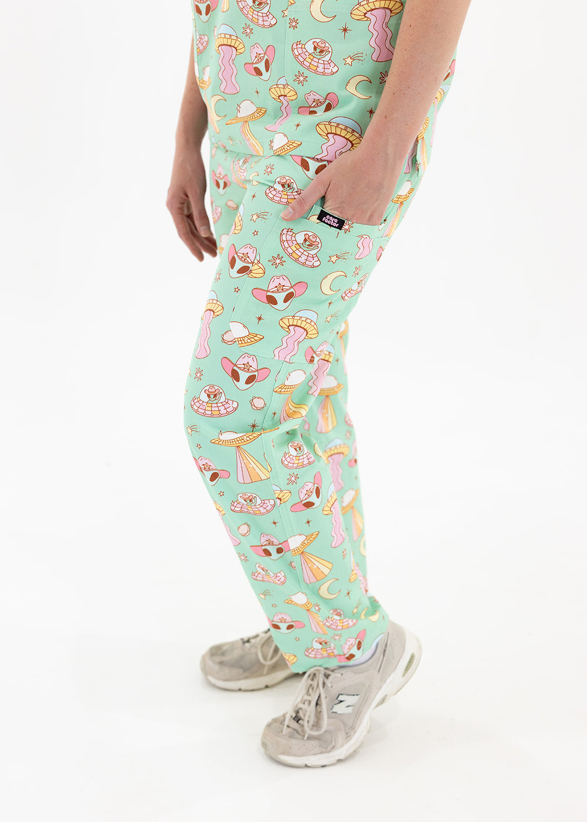 SPACE COWBOY SCRUB SET