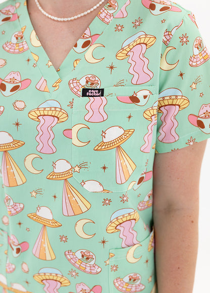 SPACE COWBOY SCRUB SET