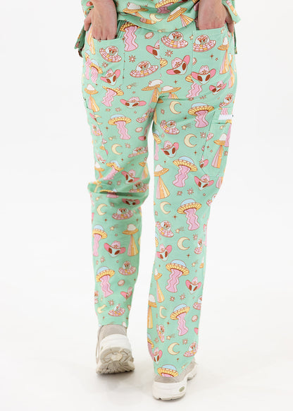 SPACE COWBOY SCRUB SET