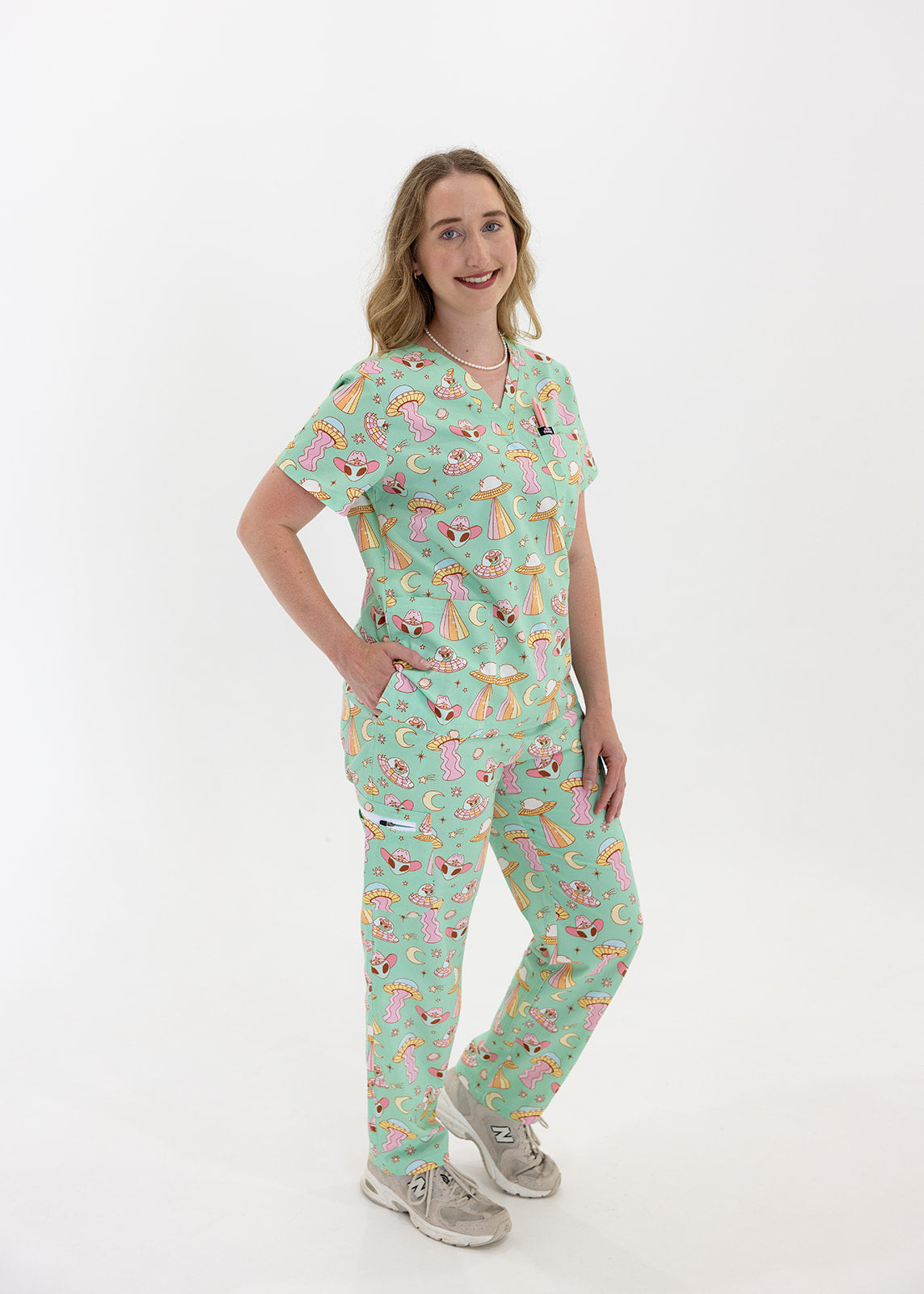 SPACE COWBOY SCRUB SET