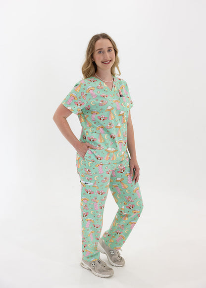 SPACE COWBOY SCRUB SET