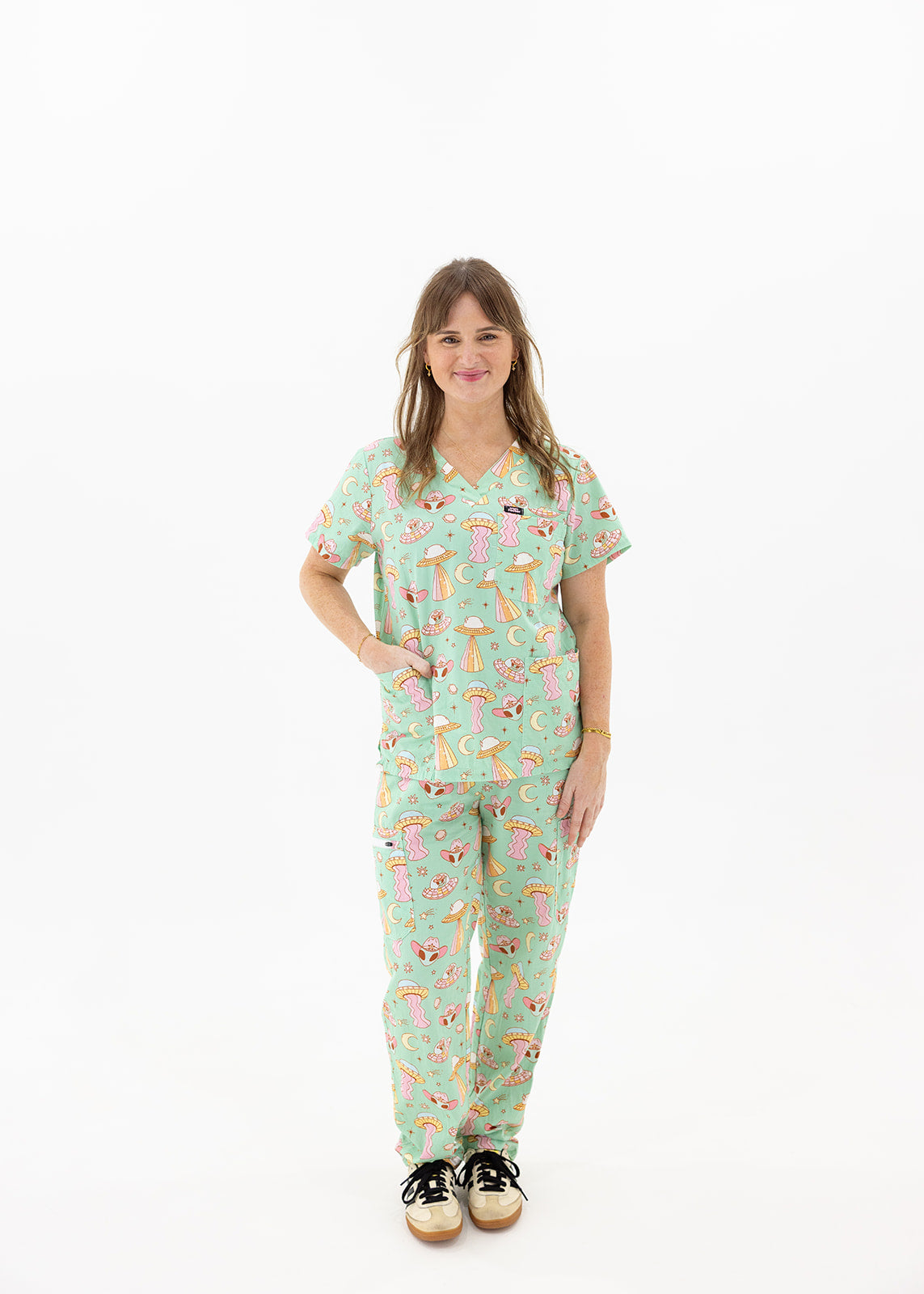SPACE COWBOY SCRUB SET