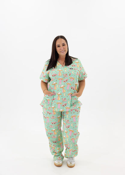 SPACE COWBOY SCRUB SET