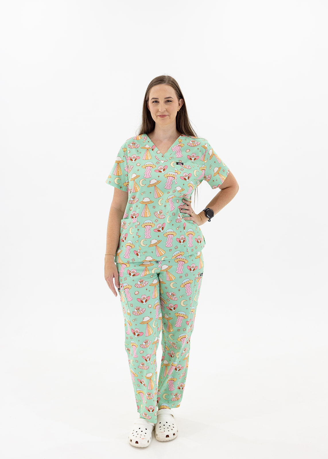 SPACE COWBOY SCRUB SET