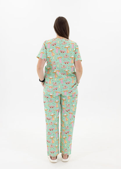 SPACE COWBOY SCRUB SET