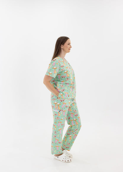 SPACE COWBOY SCRUB SET