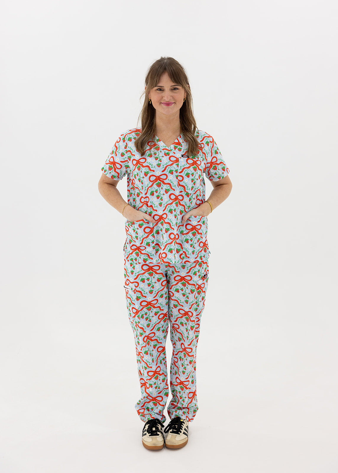 STRAWBERRY FIELDS SCRUB SET