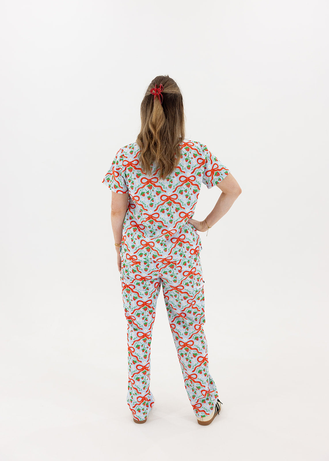 STRAWBERRY FIELDS SCRUB SET