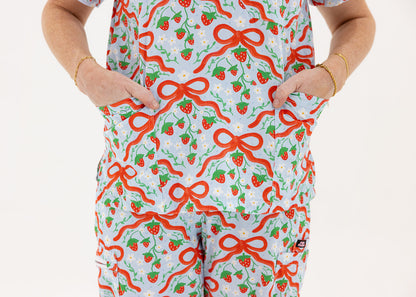 STRAWBERRY FIELDS SCRUB SET