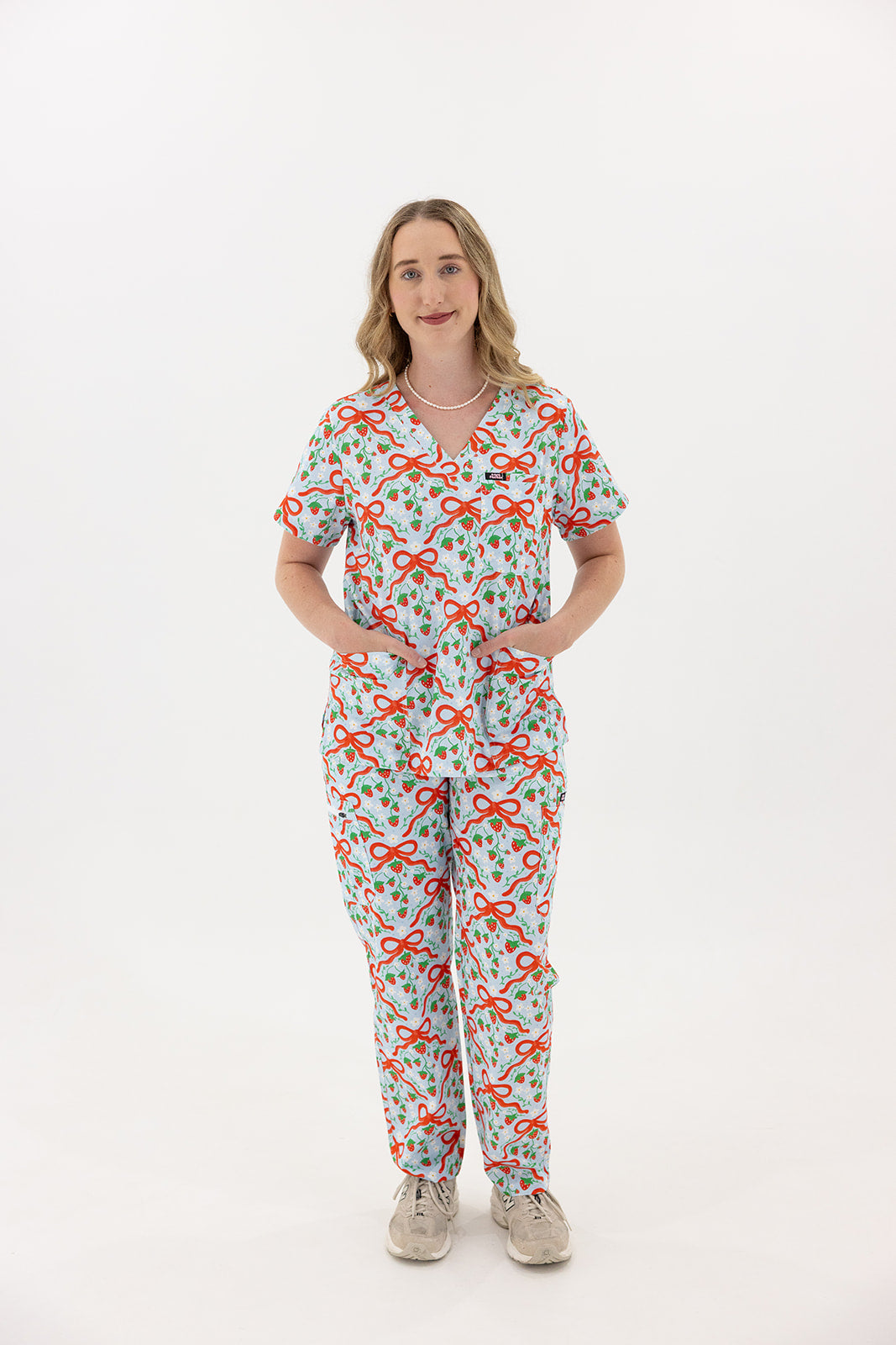 STRAWBERRY FIELDS SCRUB SET