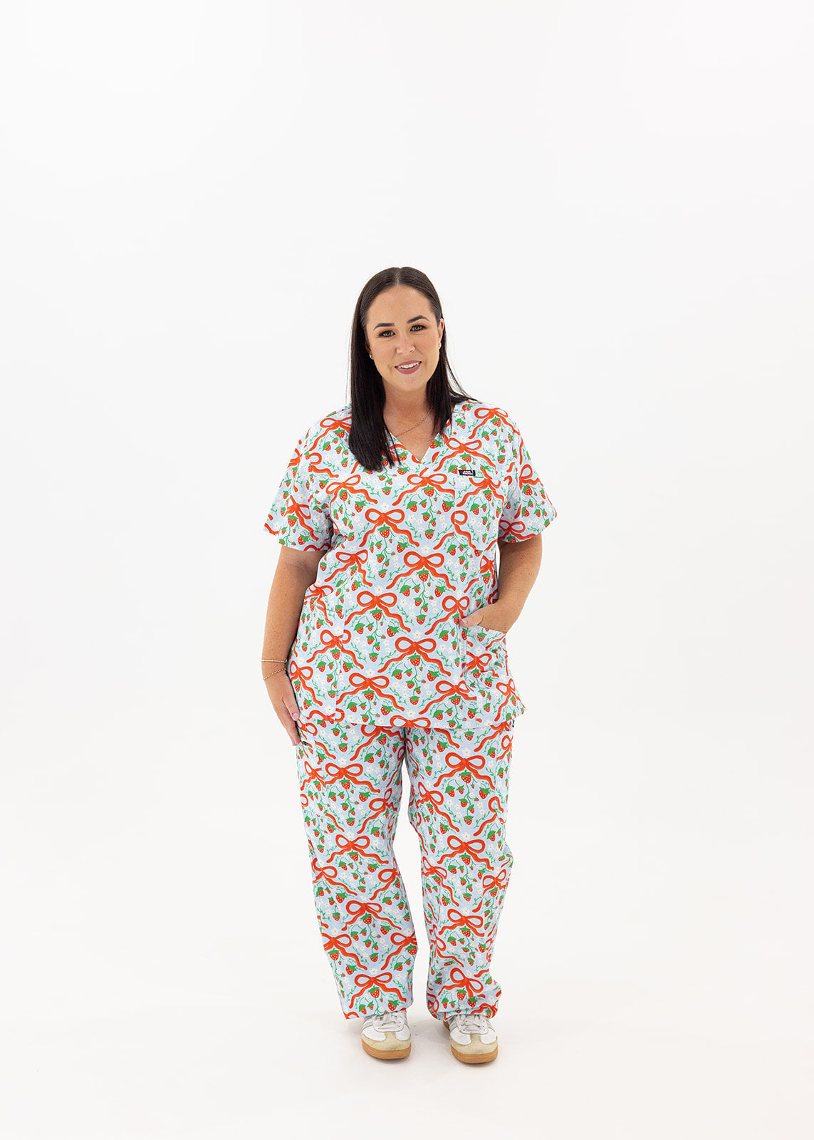 STRAWBERRY FIELDS SCRUB SET