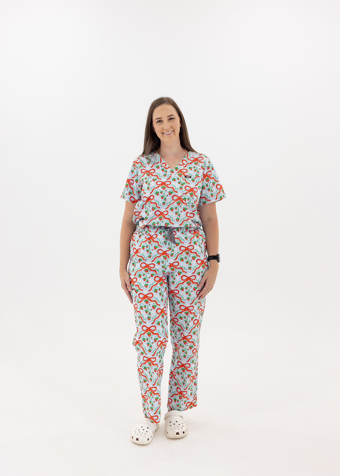 STRAWBERRY FIELDS SCRUB SET