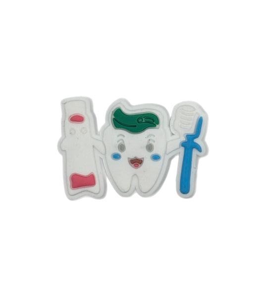BRUSH YOUR TEETH SHOE CHARM