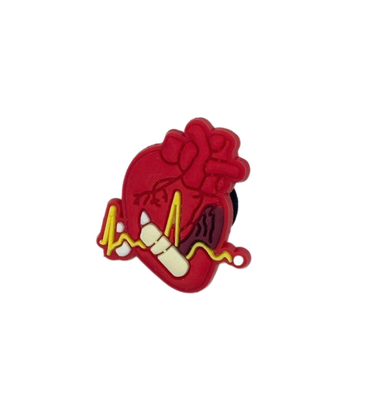 HEARTBEAT SHOE CHARM