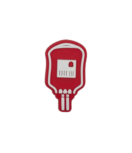 BLOOD BAG SHOE CHARM