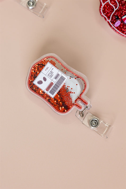 CAFFEINE FUELLED BADGE REEL