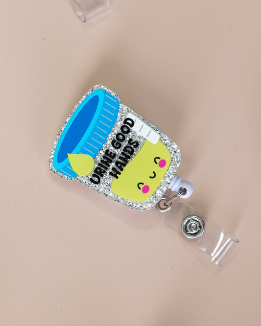 URINE GOOD HANDS BADGE REEL