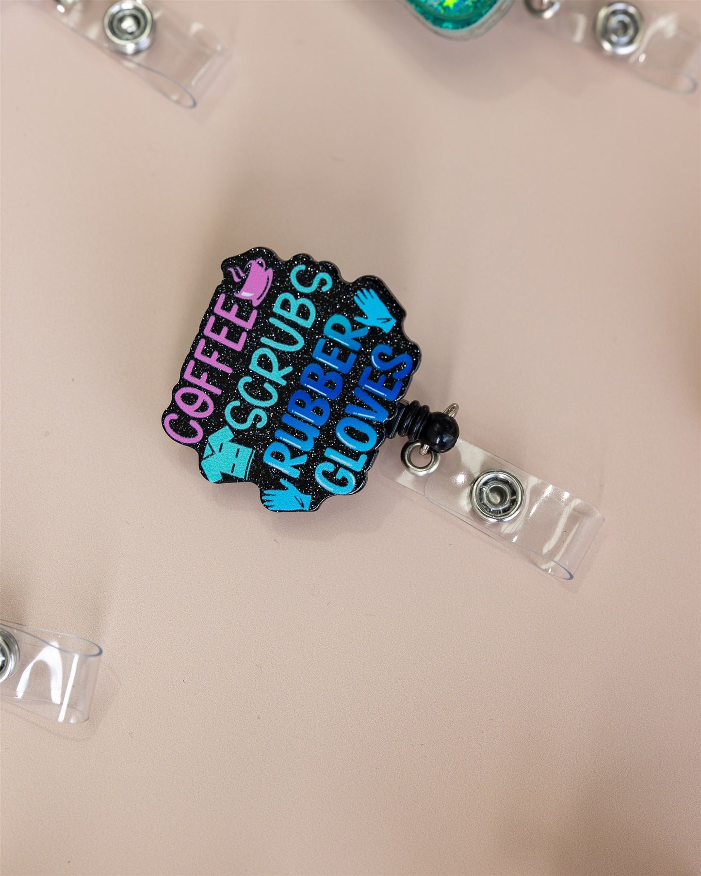 NURSE ESSENTIALS BADGE REEL
