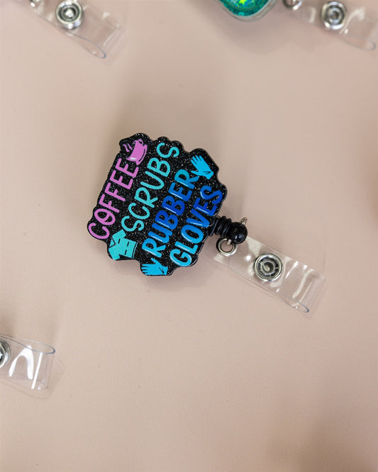 NURSE ESSENTIALS BADGE REEL