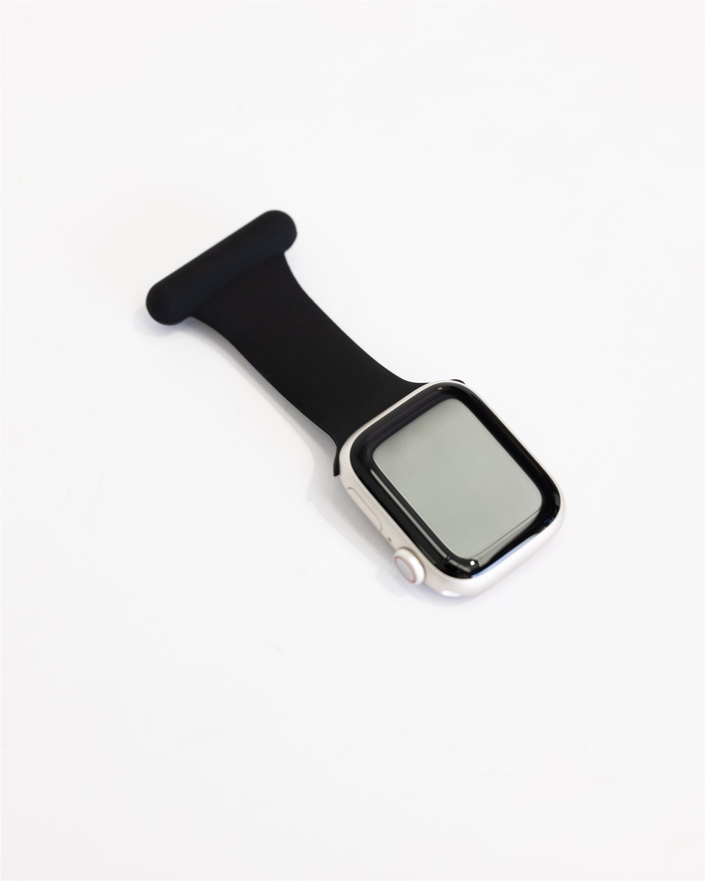 BLACK APPLE FOB WATCH