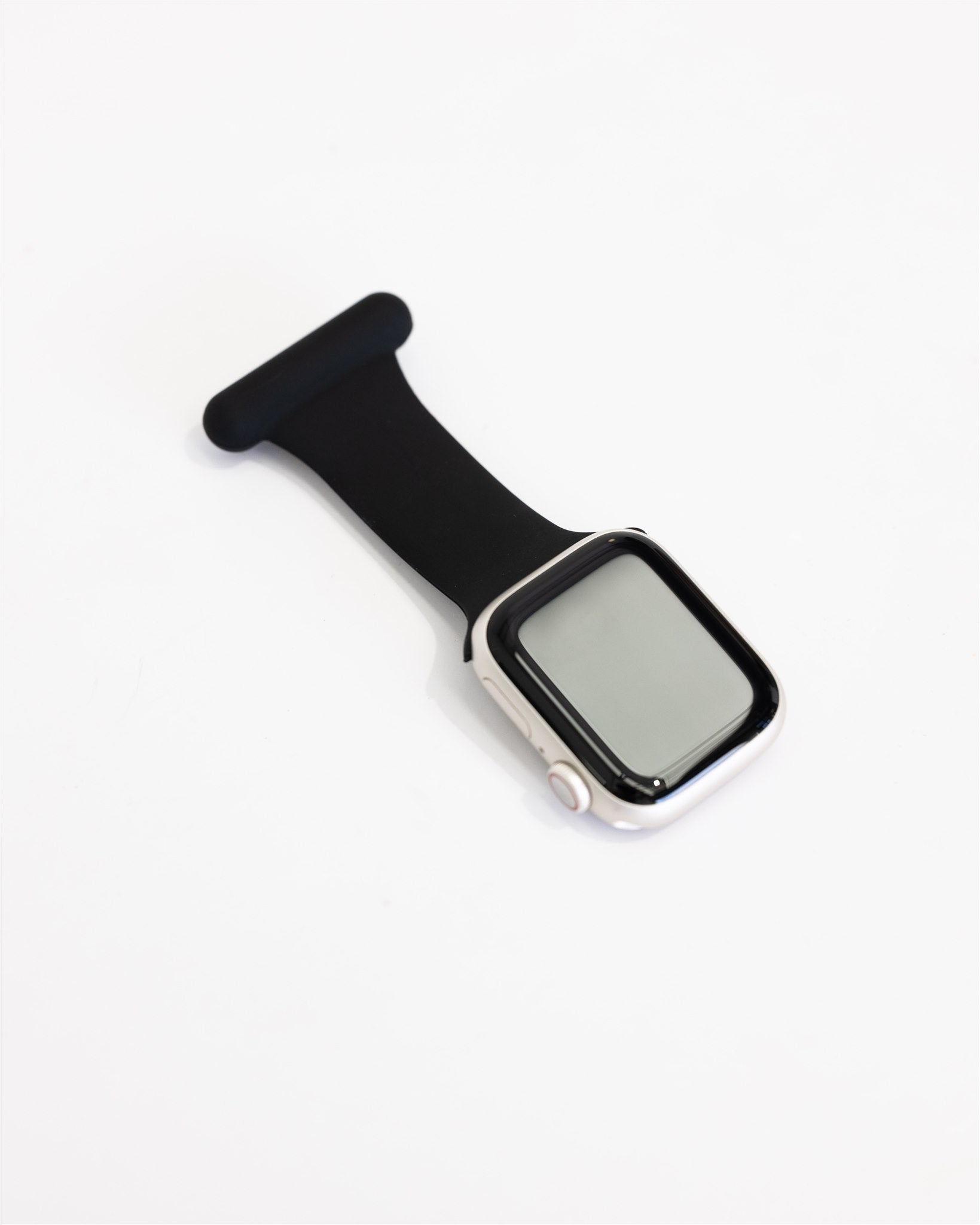 BLACK APPLE FOB WATCH