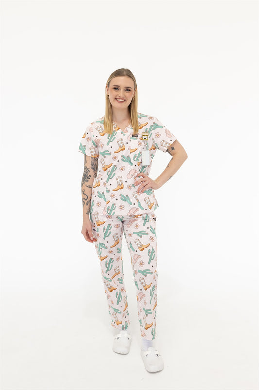 COWGIRL SCRUB SET