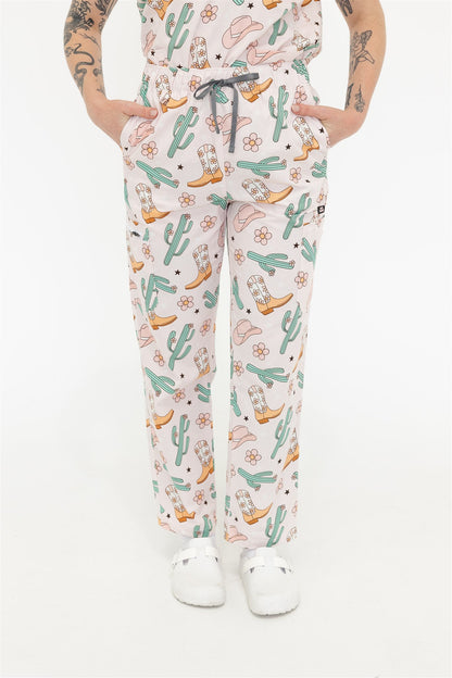 COWGIRL SCRUB SET PANTS