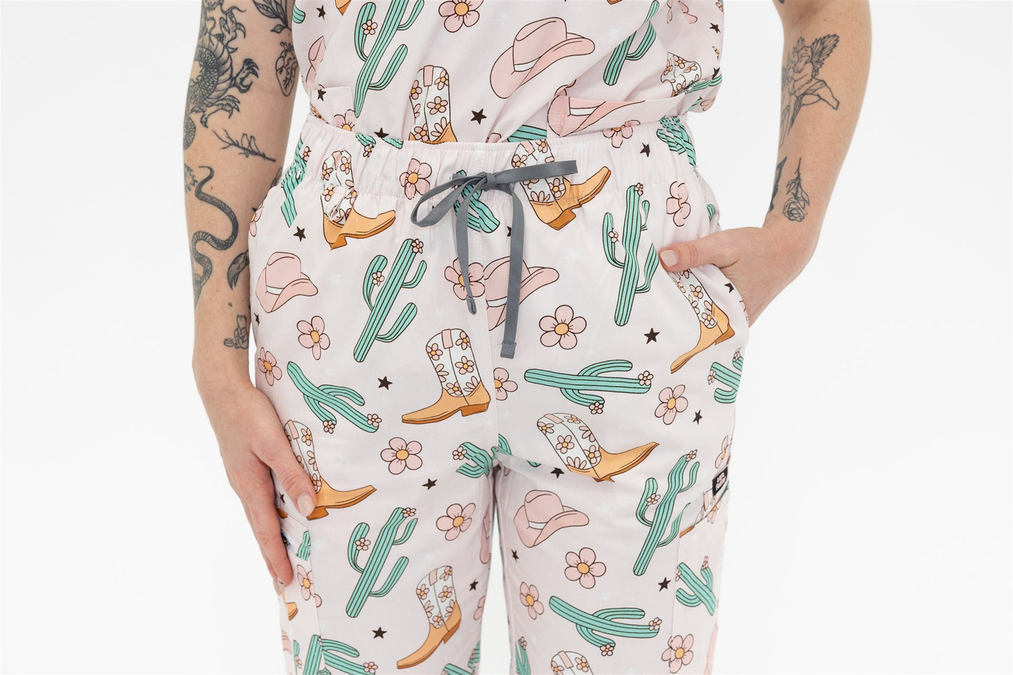 COWGIRL SCRUB SET PANTS