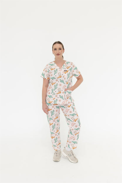 COWGIRL SCRUB SET
