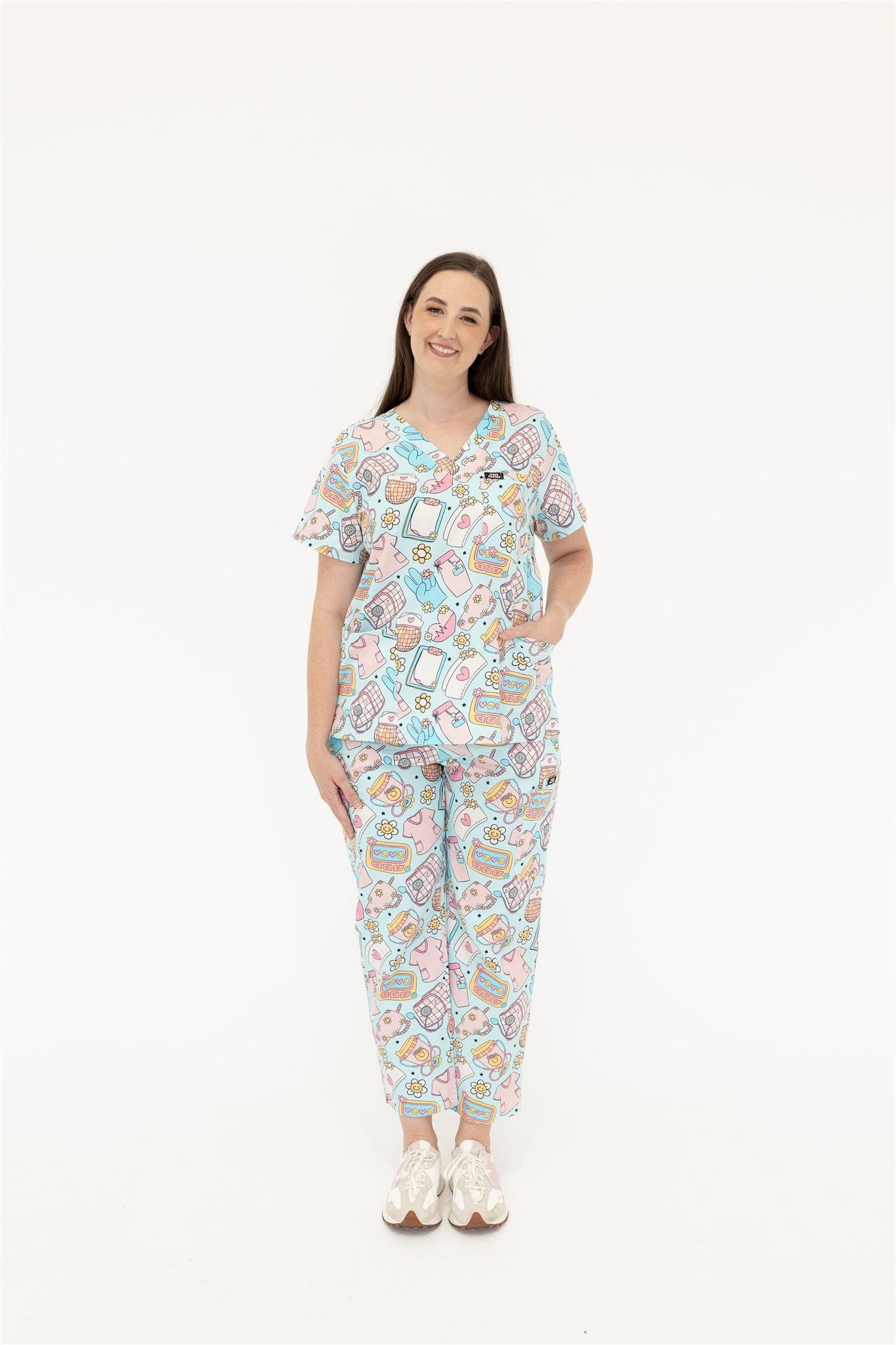 NURSE LIFE SCRUB SET
