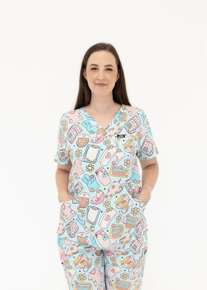 NURSE LIFE SCRUB SET