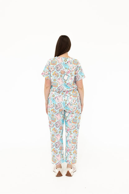 NURSE LIFE SCRUB SET BACK
